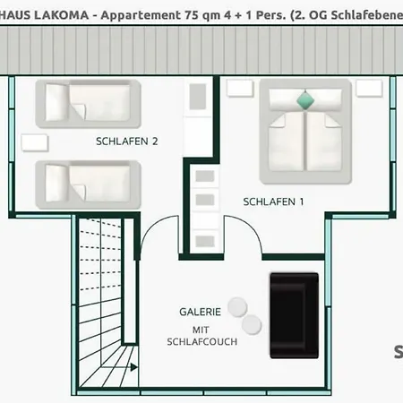 Apartment Haus Lakoma Kolonie Bergmannsheimstatten