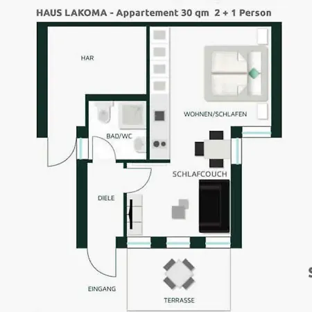 Haus Lakoma Apartment *